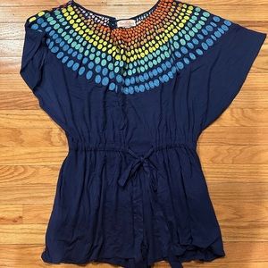 Mara Hoffman Rainbow Dots Romper XS